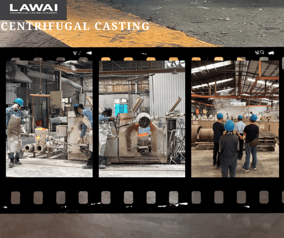 LAWAI's conveyor rollers by centrifugal casting technique are awarded casting fine work and technology in 2024